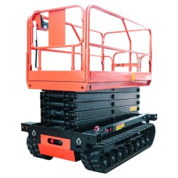 履带式剪叉高空作业平台载重320kg平台最大高度10m