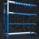 中型仓储货架展示架储物架置物架子承载250kg蓝色120*50*200=4层副架可定制