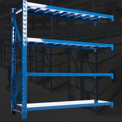 轻型仓储货架服装展示架储物架置物架子白色100*50*200=4层副架可定制