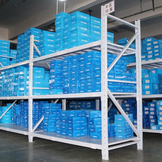 中型仓储货架展示架储物架置物架子承载350kg可定制蓝色150*50*200四层副架