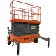高空作业平台剪叉式载重500KG升高7.5米HKG0.5-7.5登高车电动辅助行走升降机