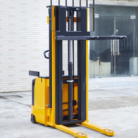 电动堆高车载重1.5吨升高5米铅酸电池24V240AH HK1550站驾式短轴距