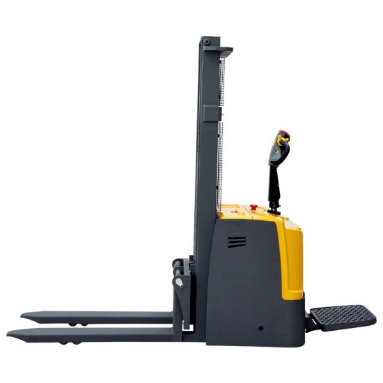 电动堆高车载重2吨升高4米24伏120安时HKDG2040电子转向站驾式