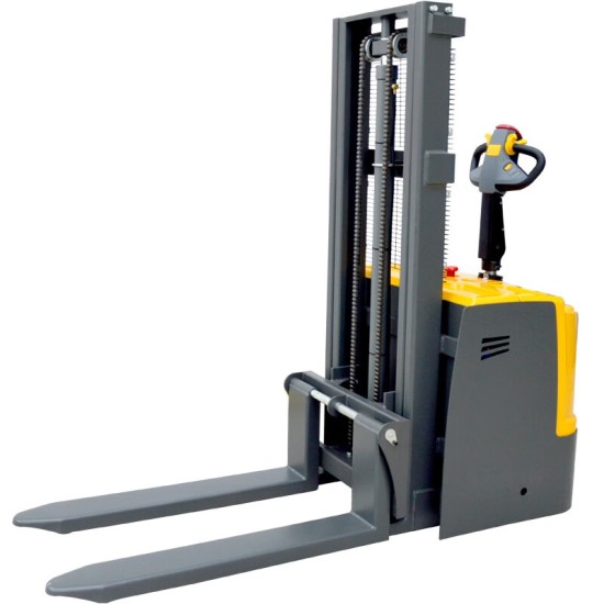 电动堆高车载重2吨升高4米24伏120安时HKDG2040电子转向站驾式