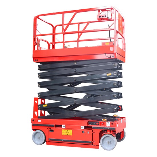 高空作业平台剪叉式载重450公斤升高6米HKG0608Z登高车全电动自行走升降机