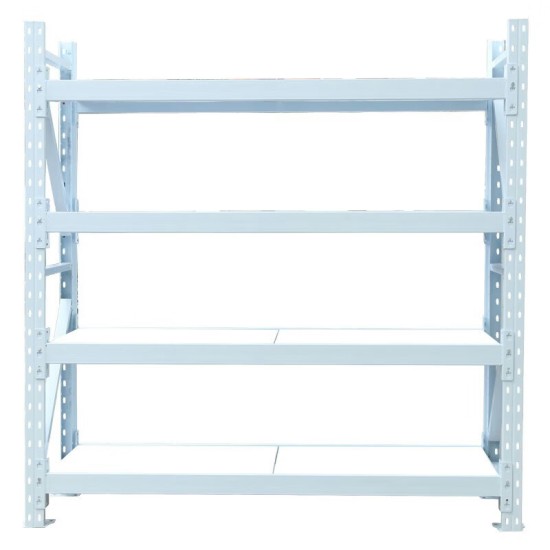 重型仓储货架仓库储物架库房货架展示架储物架子均载1200kg/层 蓝色200*60*200cm四层主架