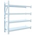 重型仓储货架仓库储物架库房货架展示架储物架子均载700kg/层 蓝色150*60*200cm四层副架