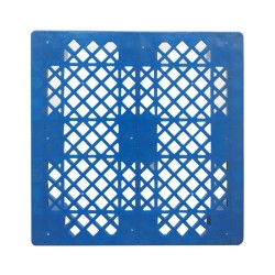 塑料托盘仓库防潮板叉车托盘栈板物流垫仓板 大九脚平面平面网格1000*1000*140mm