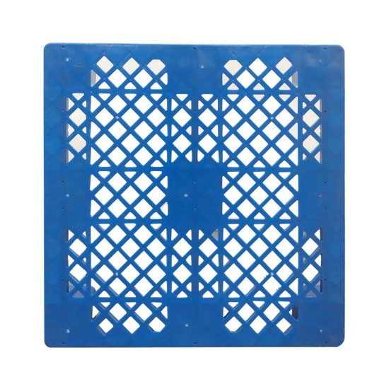 塑料托盘仓库防潮板叉车托盘栈板物流垫仓板 大九脚平面平面网格1000*800*140mm