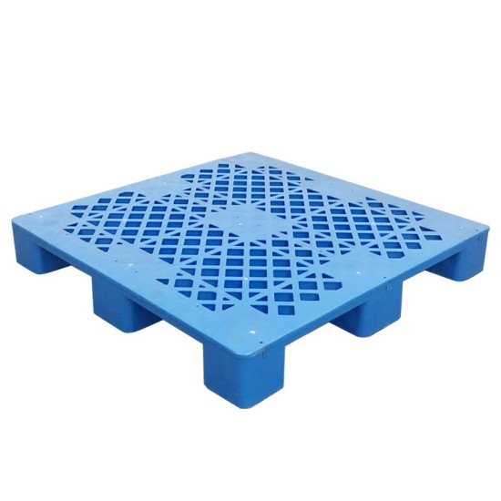 塑料托盘仓库防潮板叉车托盘栈板物流垫仓板 大九脚平面平面网格1000*800*140mm