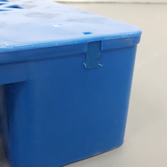 塑料托盘仓库防潮板叉车托盘栈板物流垫仓板 大九脚平面平面网格1000*800*140mm