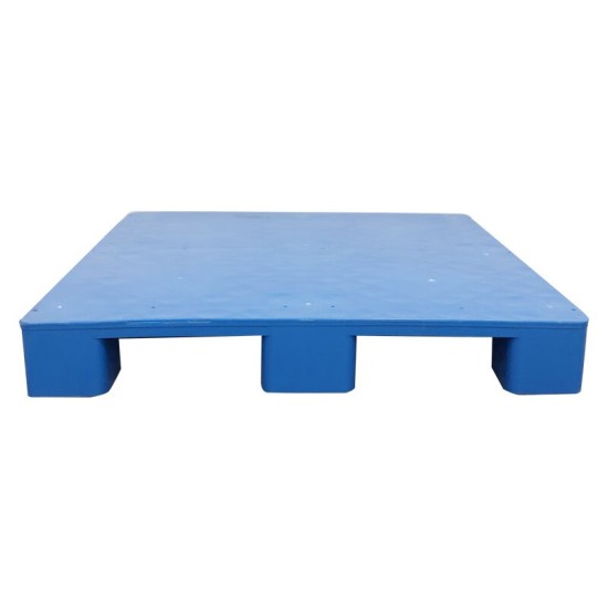 塑料托盘仓库防潮板叉车托盘栈板物流垫仓板 大九脚平面1000*1000*140加3根钢管