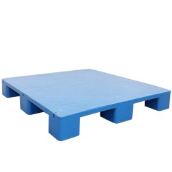 塑料托盘大九脚平板重型叉车托盘物流托盘仓储防潮板运输栈板加钢管新料平面托盘1000*1000*140mm+3钢