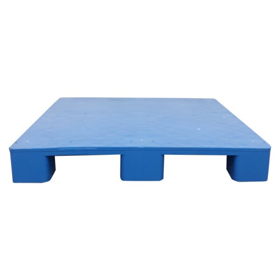 塑料托盘大九脚平板重型叉车托盘物流托盘仓储防潮板运输栈板加钢管新料平面托盘1200*1000*140mm+3钢