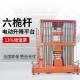 高空作业平台双桅杆载重300KG升高10米HGTW10-2Z直流款登高车电动升降机