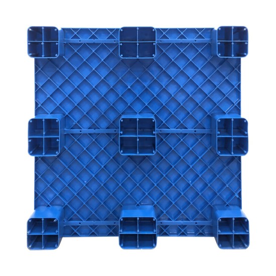 塑料托盘大九脚平板重型叉车托盘新料1200*1000*140mm物流托盘仓储防潮板运输栈板可加钢管平面托盘