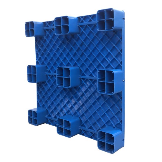 塑料托盘大九脚平板重型叉车托盘新料1200*1000*140mm物流托盘仓储防潮板运输栈板可加钢管平面托盘