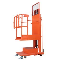 半电动取料机载重300KG升高2.7米HGTGQB0.3-2.7辅助登高车小型升降梯