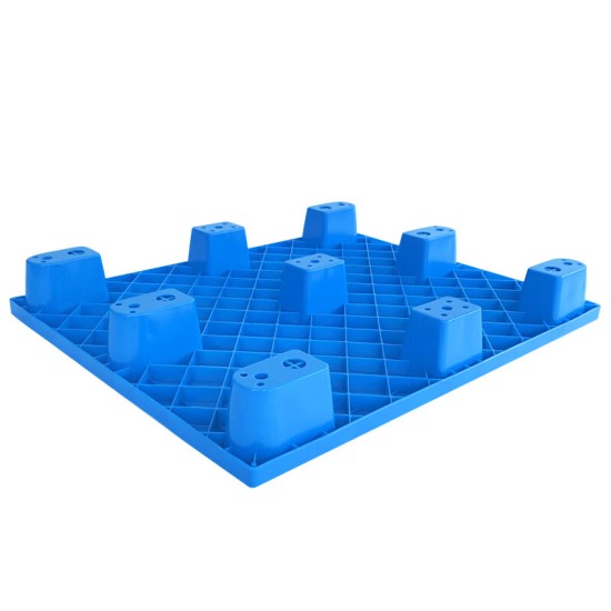 全新料网格九脚托盘 叉车仓库货物栈板塑料物流垫仓板 九脚1000*1000*140