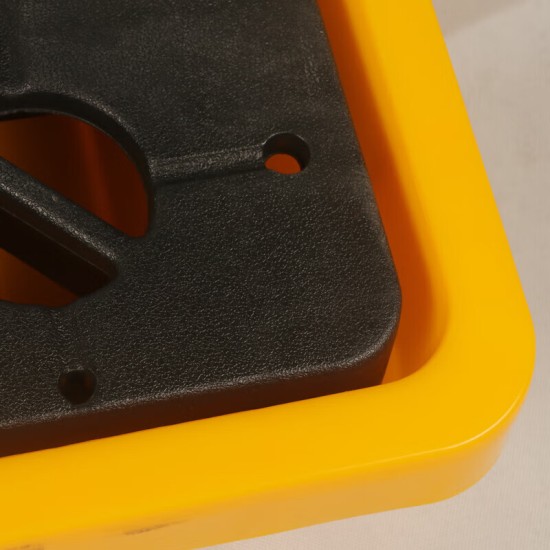 防渗漏托盘 油桶液体接漏托盘塑料防漏平台 两桶平台1300*680*150