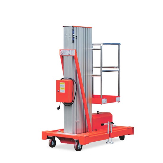 高空作业平台双桅杆载重300KG升高8米HGTW8-2JZ交流款登高车电动升降机