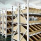 白色轻型货架仓储展示置物架 120*50*200cm 四层副架均载180KG/层
