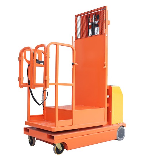 全电动取料机液压升降平台移动高空作业车辅助登高车小型升降梯载重300公斤升高2.7米 HKGN3-2.7