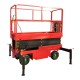 剪叉式电动升降机移动升降平台车登高车高空作业设备移动式 500KG 升高8米交流
