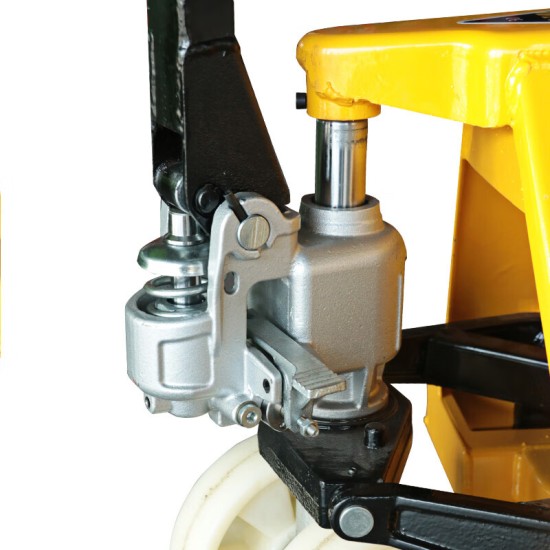 2吨550尼龙轮 黄色手动液压搬运车